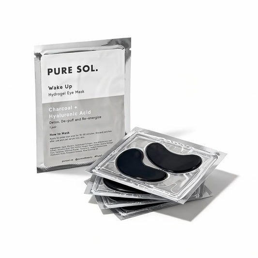 PURE SOL. Charcoal Hydrogel Under Eye patches